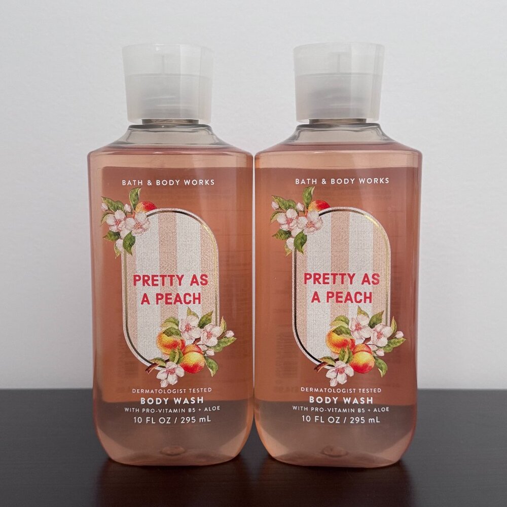 Bath & Body Works Pretty As A Peach Body Wash (Set of 2)